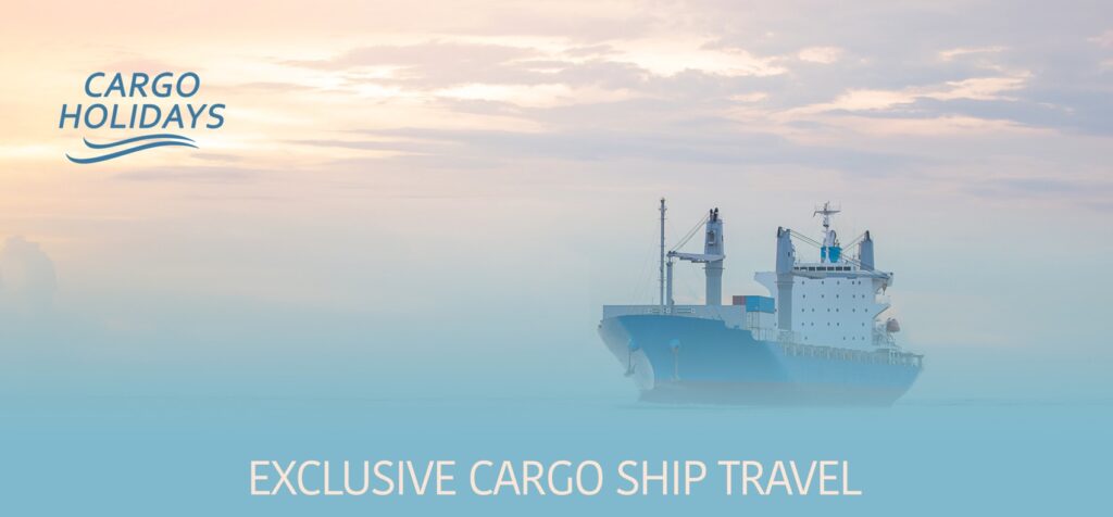 Cargo ship sailing south through the Atlantic