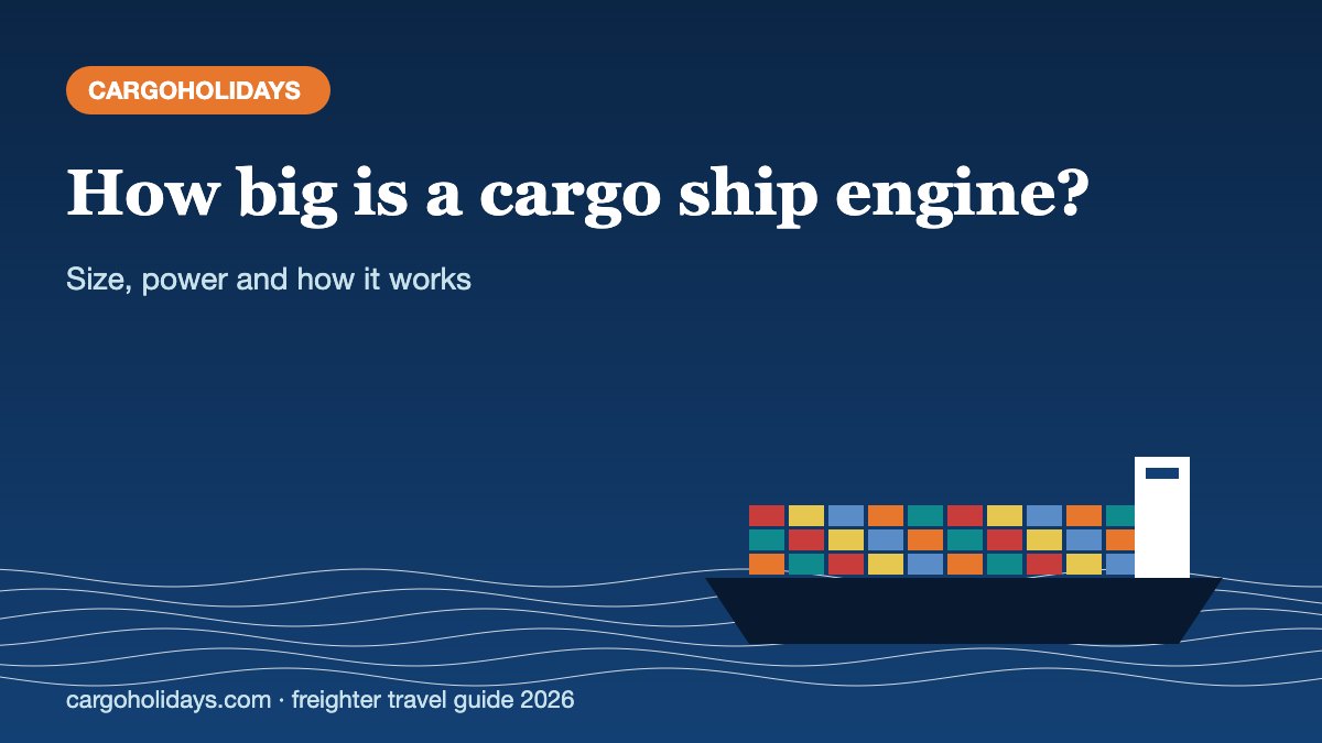 Cargo ship engine – CargoHolidays guide