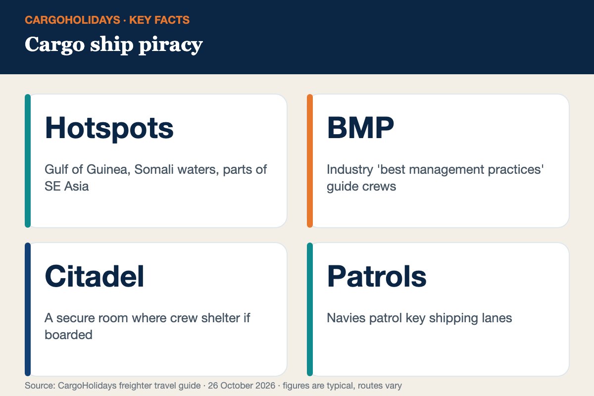 Cargo ship piracy infographic – hotspots and protection Cargo ship piracy infographic – hotspots and protection