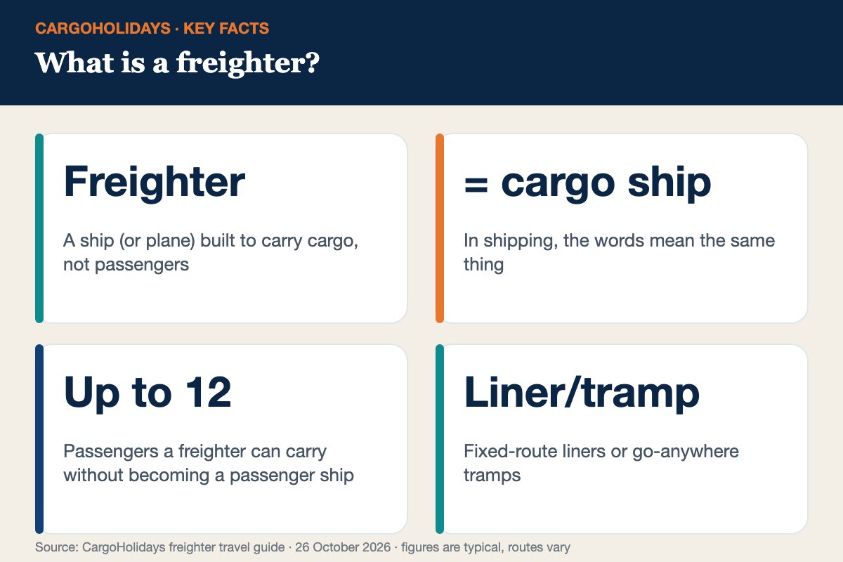 What is a freighter infographic